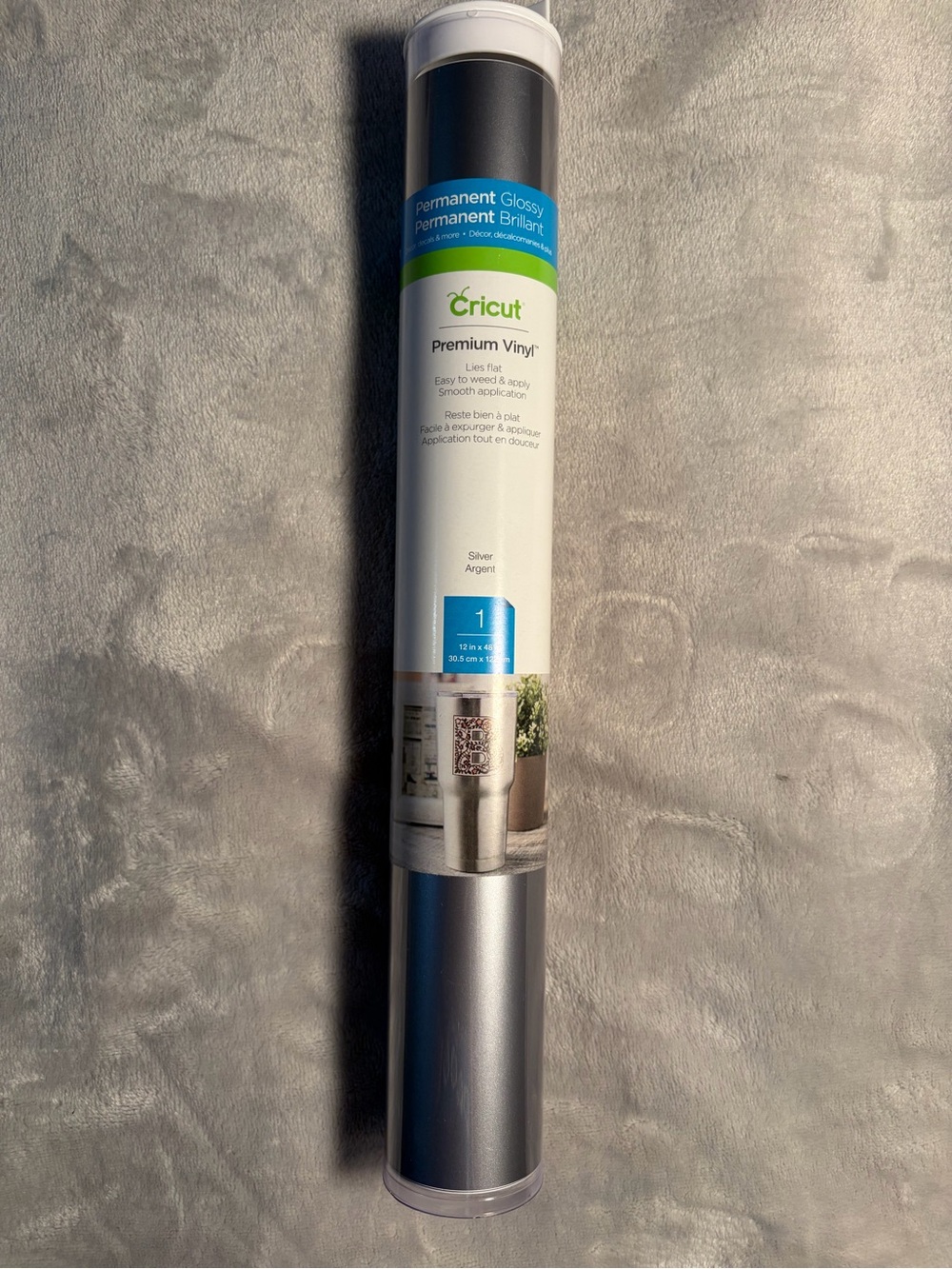 Cricut Premium Vinyl Permanent Glossy Silver
